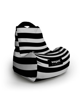 Sedací vak Classic Minimal Zebra | Wegett