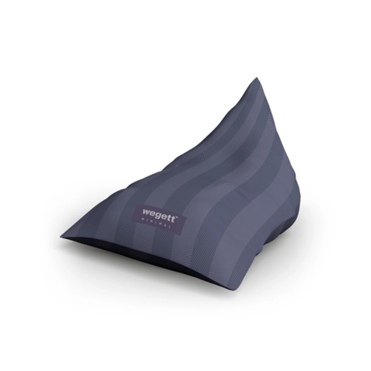 Sedací vak Triangle Minimal Purple | Wegett