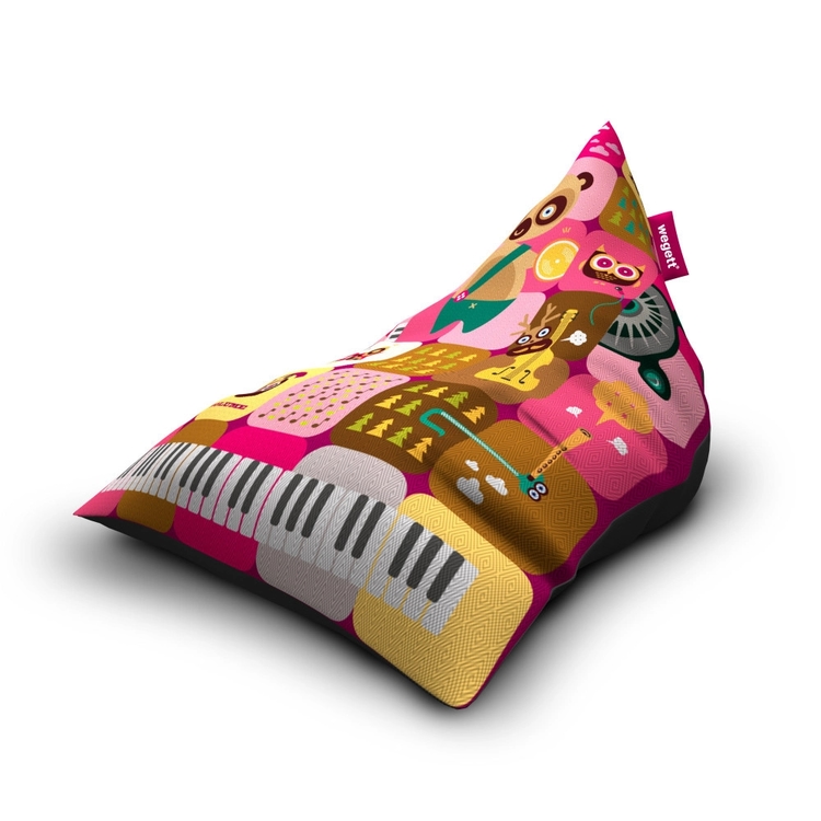 Sitzsäcke Triangle Band Pink | Wegett