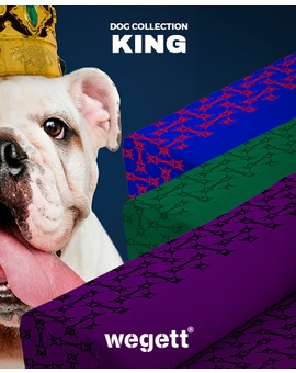 Pelech pre psov tlač King Purple | Wegett