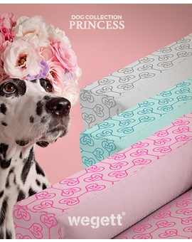 Psí pelíšek potisk Princess Pink | Wegett