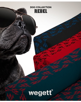 Hundebett Rebel Red | Wegett