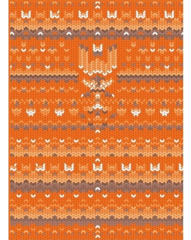 Sedací vak Triangle Sweater Orange | Wegett